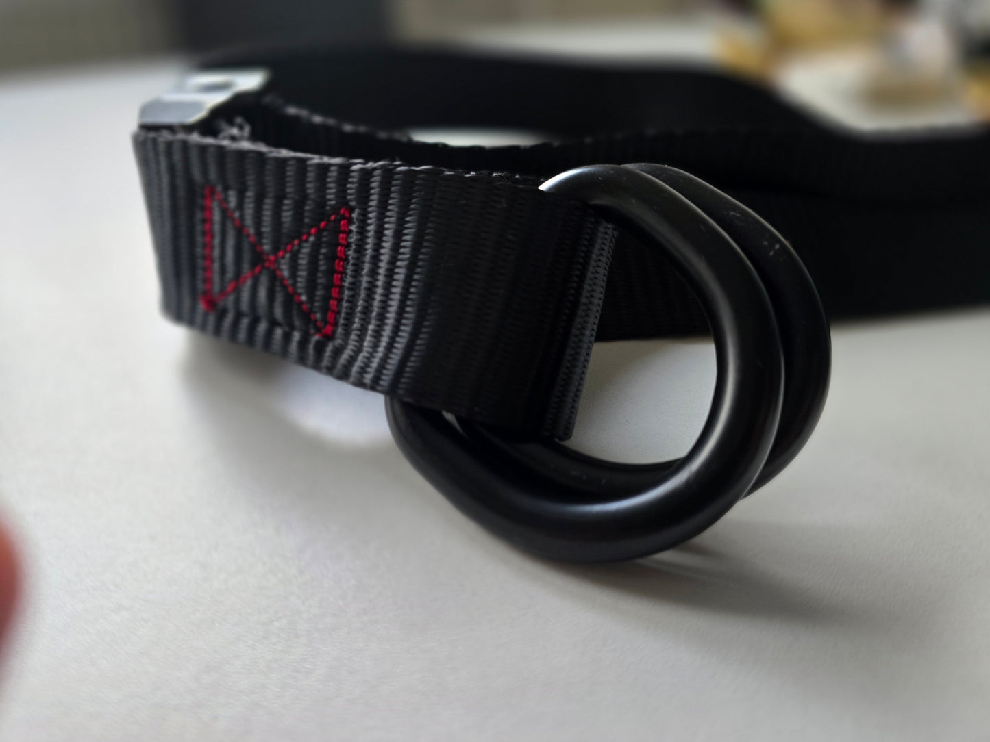 Heavy-Duty 38 mm Cam Buckle Strap (1,5 m) mit D-Rings – 650 kg Bruchlast, REACH SVHC konform, Schwarz