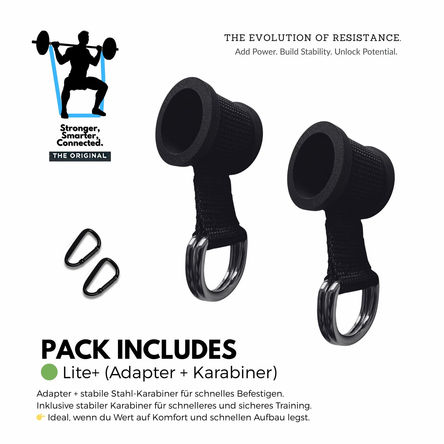 GRIPLYNX LITE – Innovatives Adapter-System für Langhanteln & Widerstandsbänder (bis 32 mm)