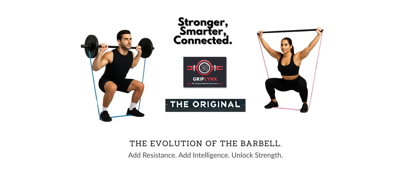 GRIPLYNX LITE –  Barbell Connectors (Standalone No Accessories) | Fits bars up to 32 mm