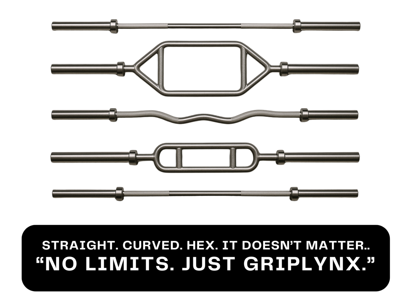 GRIPLYNX LITE –  Barbell Connectors (Standalone No Accessories) | Fits bars up to 32 mm